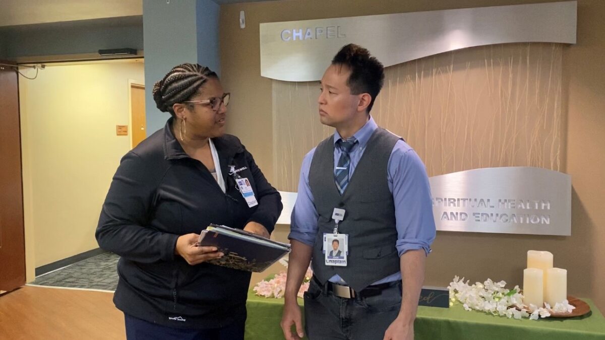Jesus Calling podcast 406 featuring - Dr Josh Axe and J S Park - Park as chaplain in the hospital - 12 PC Ellen Fiss, PR with Tampa General Hospital