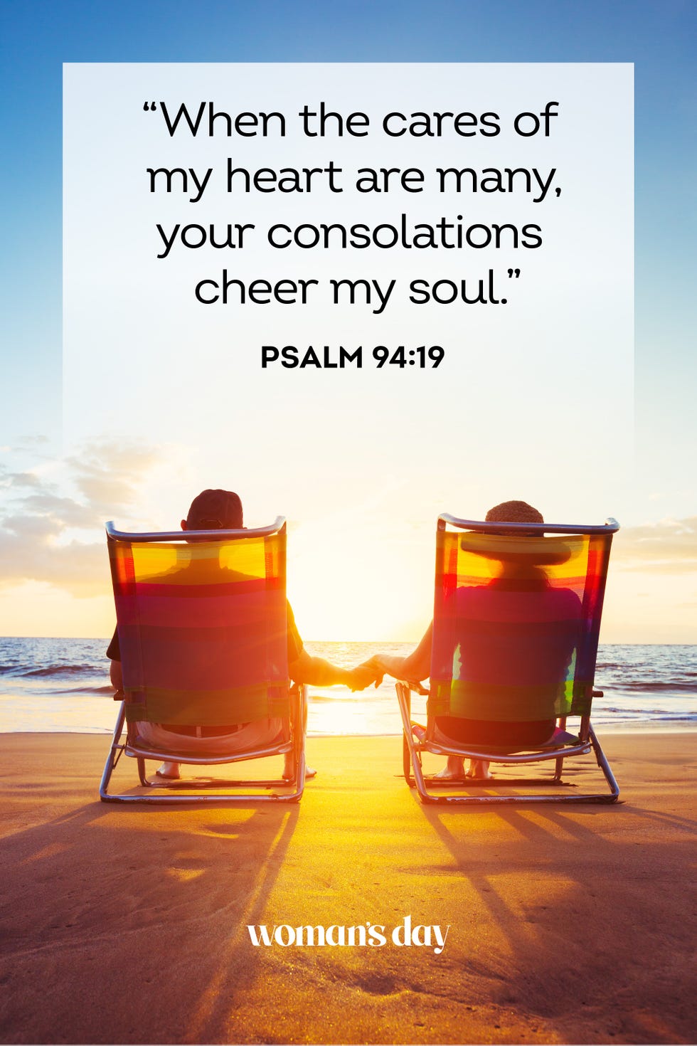 bible verses about stress psalm 94 19