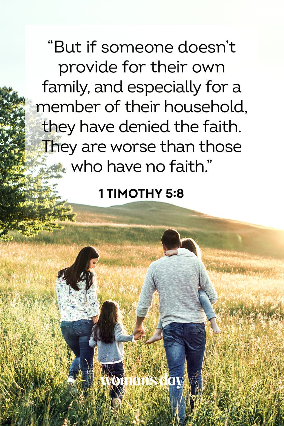 bible verses about family 1 timothy 5 8