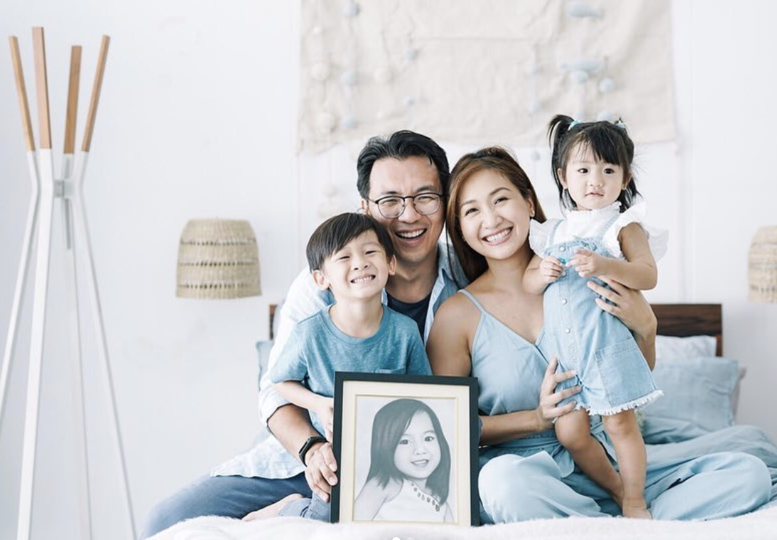 The Lucas family: Feliz, Jay Jay, Ethan and Calea