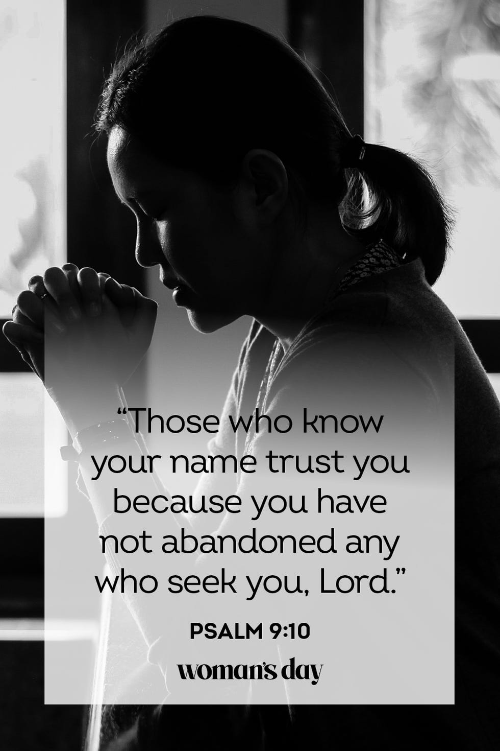 verses about trusting god psalm 9 10