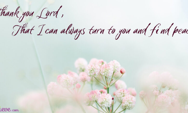40 Prayers for Peace – Pray for Comfort and Calmness 40 Prayers for Peace – Pray for Comfort and Calmness
