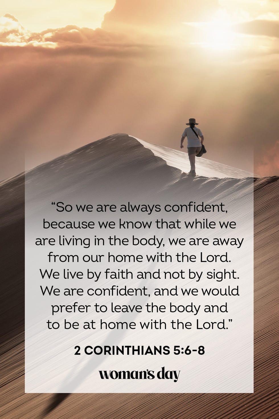 bible verses about death 2 corinthians 5 6 8