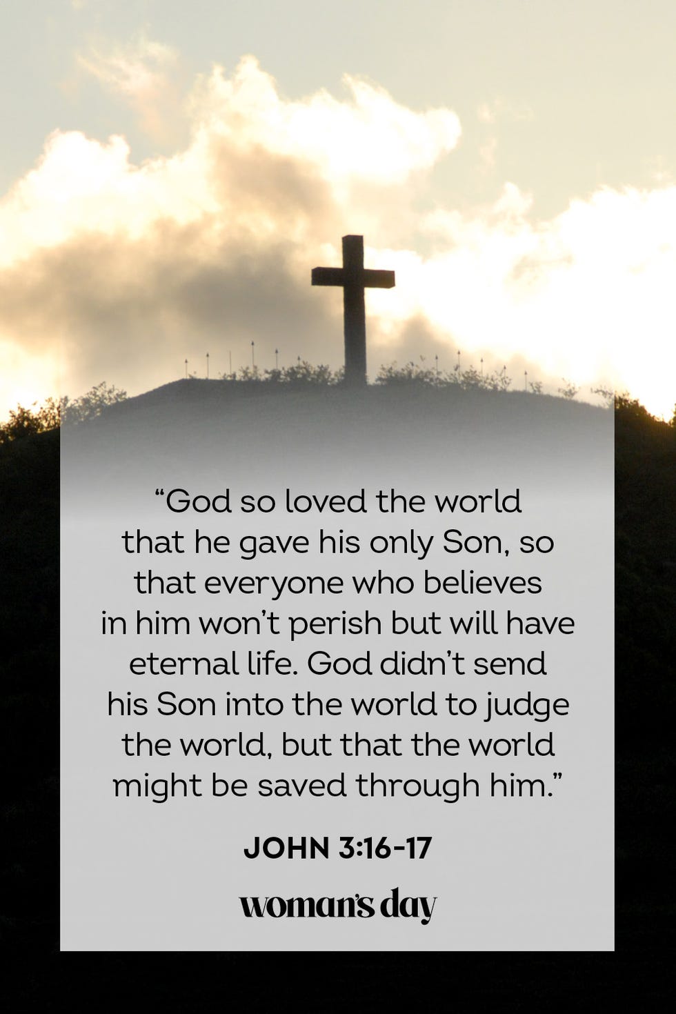 bible verses about death john 3 16 17