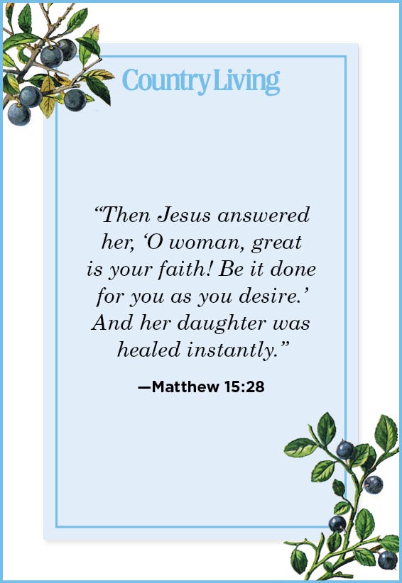 Quote from Matthew 15:28