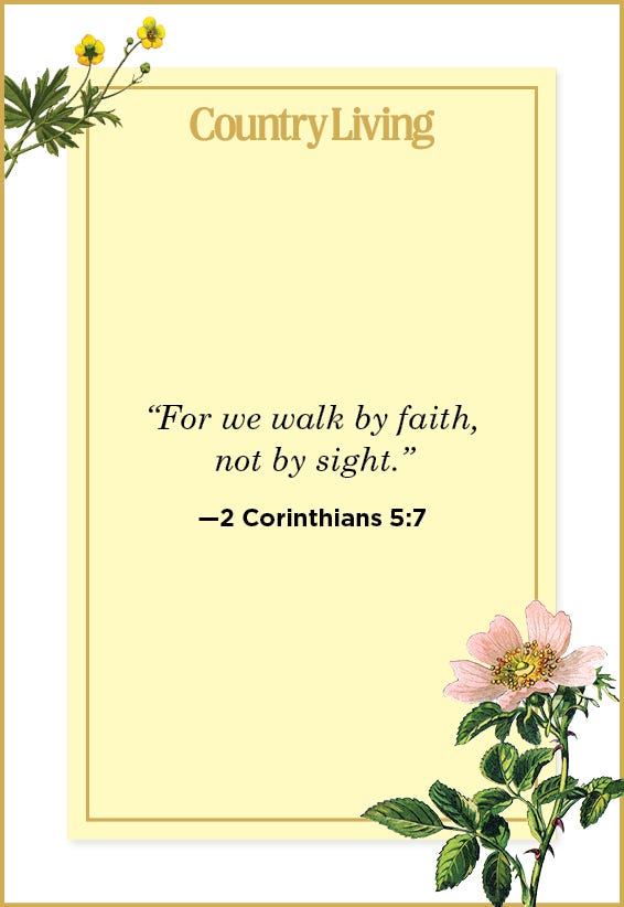 Quote from 2 Corinthians 5:7